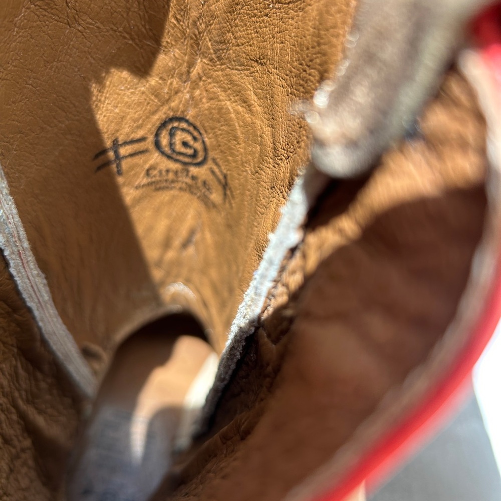 Circle G Eagle Flag Boots Size 7M - Picture 11 of 15